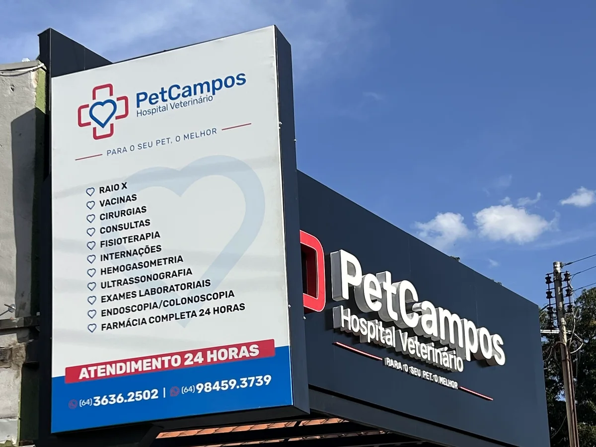Fachada do PetCampos Hospital Veterinário